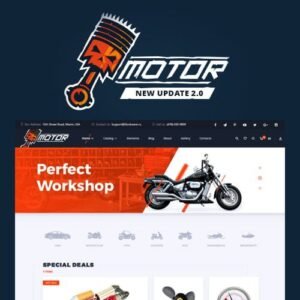 Motor - Vehicles Parts - Equipments and Accessories WooCommerce Store