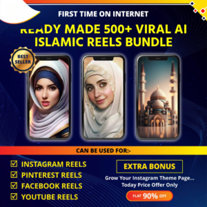 Ai Islamic 500+ Reels Bundle - Grow Your Instagram Theme Page